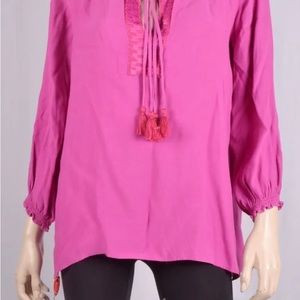 Johnny Was calme peasant to xs pink. New with tags